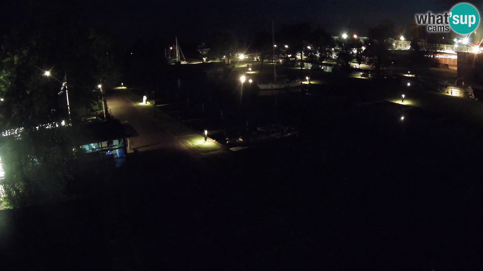Joure harbour webcam – windmill view