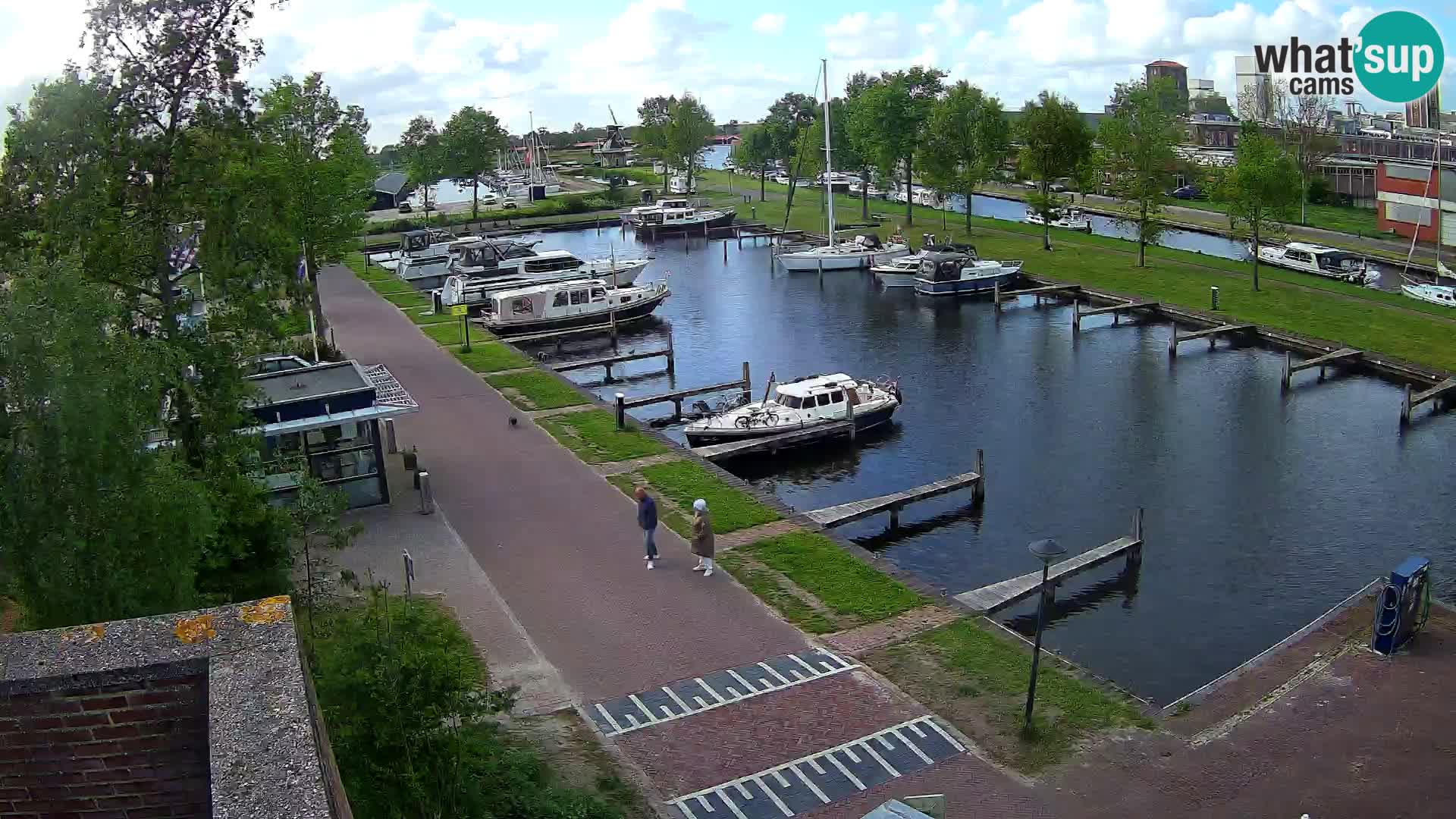 LIVE Joure Hafen webcam Windmühle