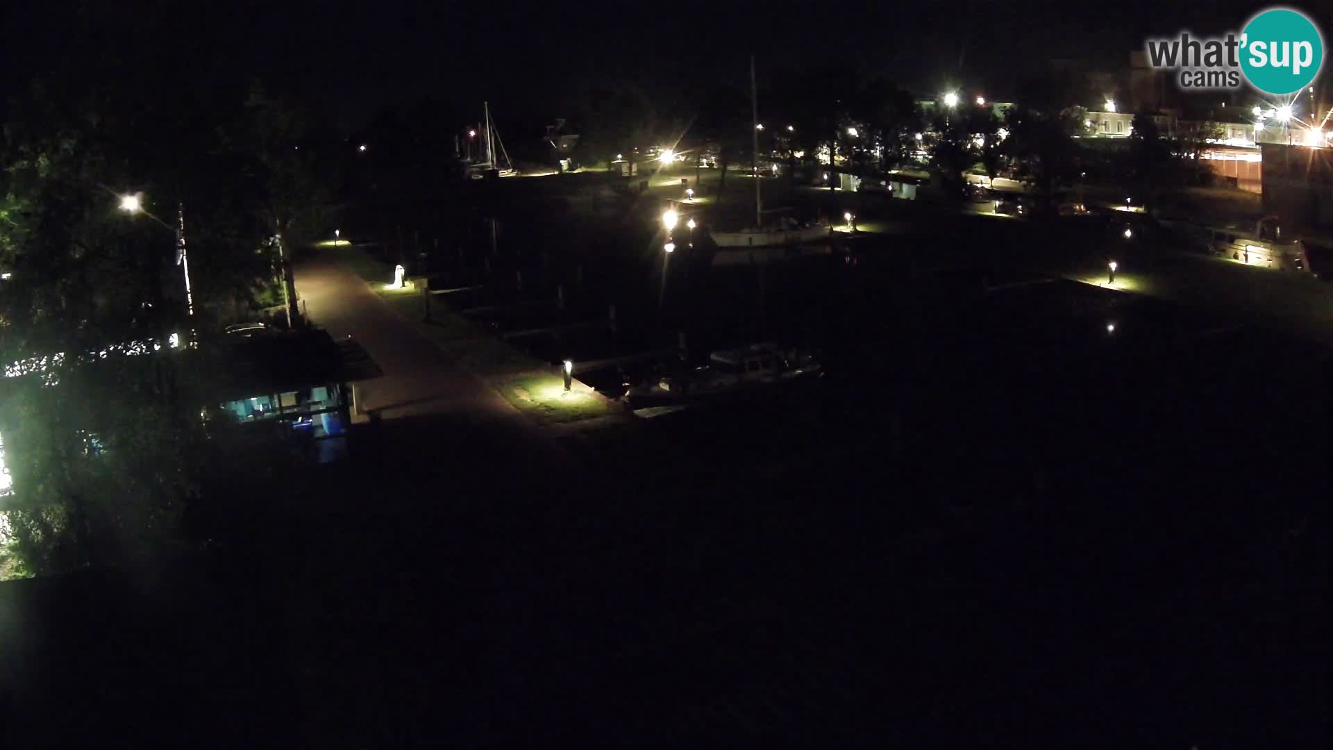 Joure harbour webcam – windmill view