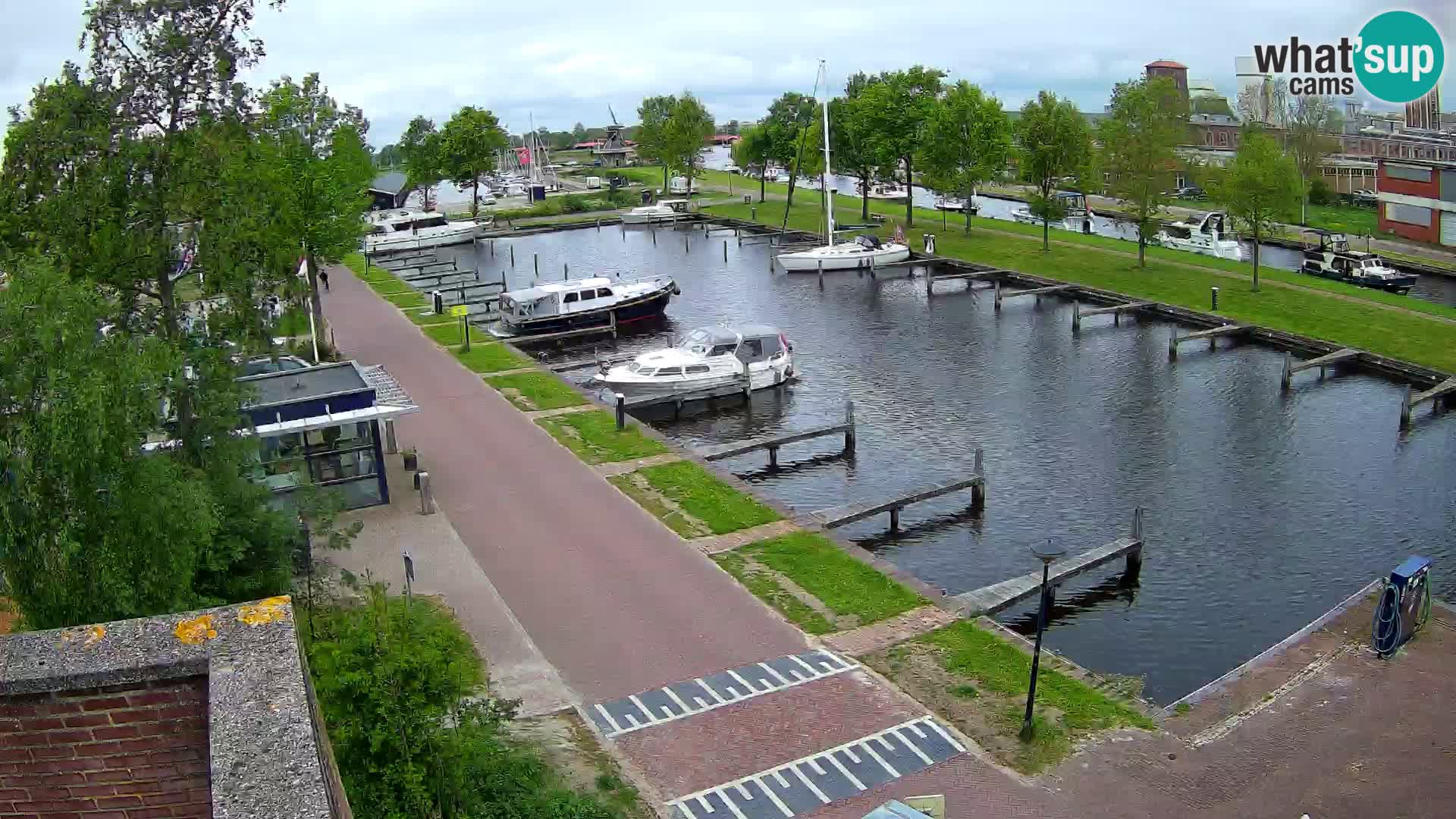 LIVE Joure Hafen webcam Windmühle