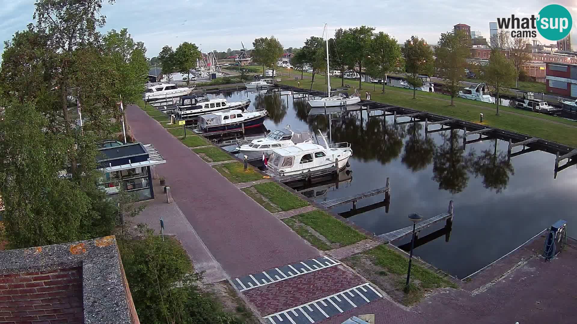 LIVE Joure Hafen webcam Windmühle