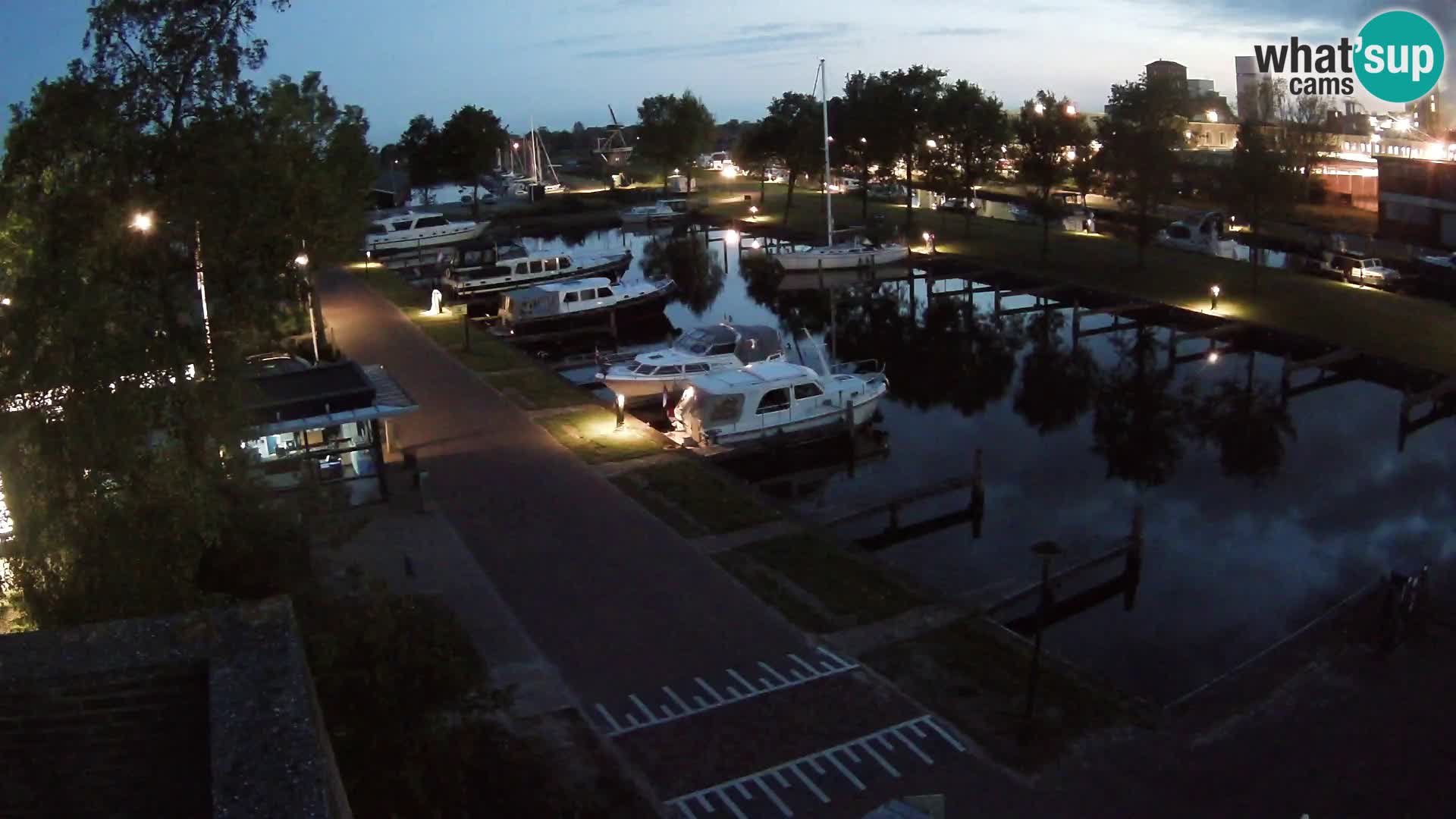 LIVE Joure Hafen webcam Windmühle