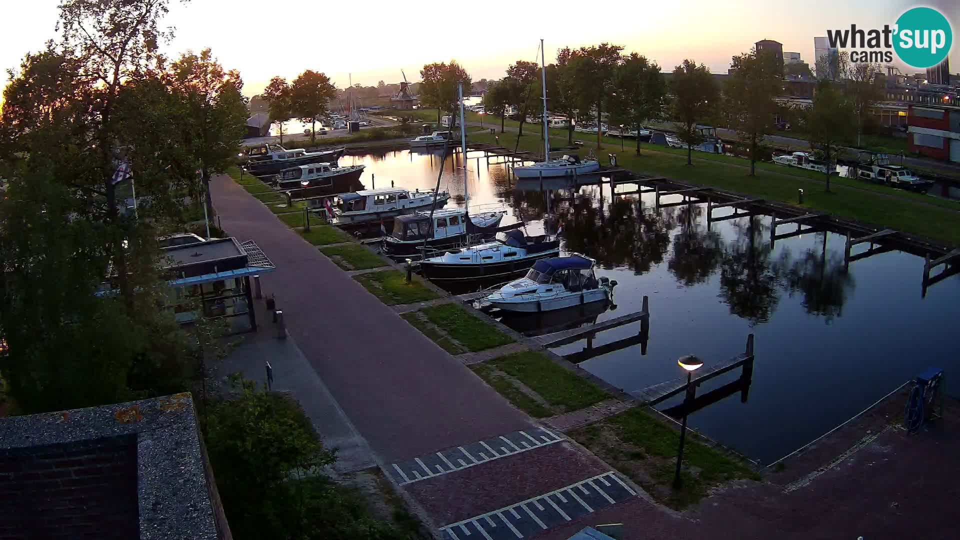 Le port de Joure webcam – vue du moulin à vent