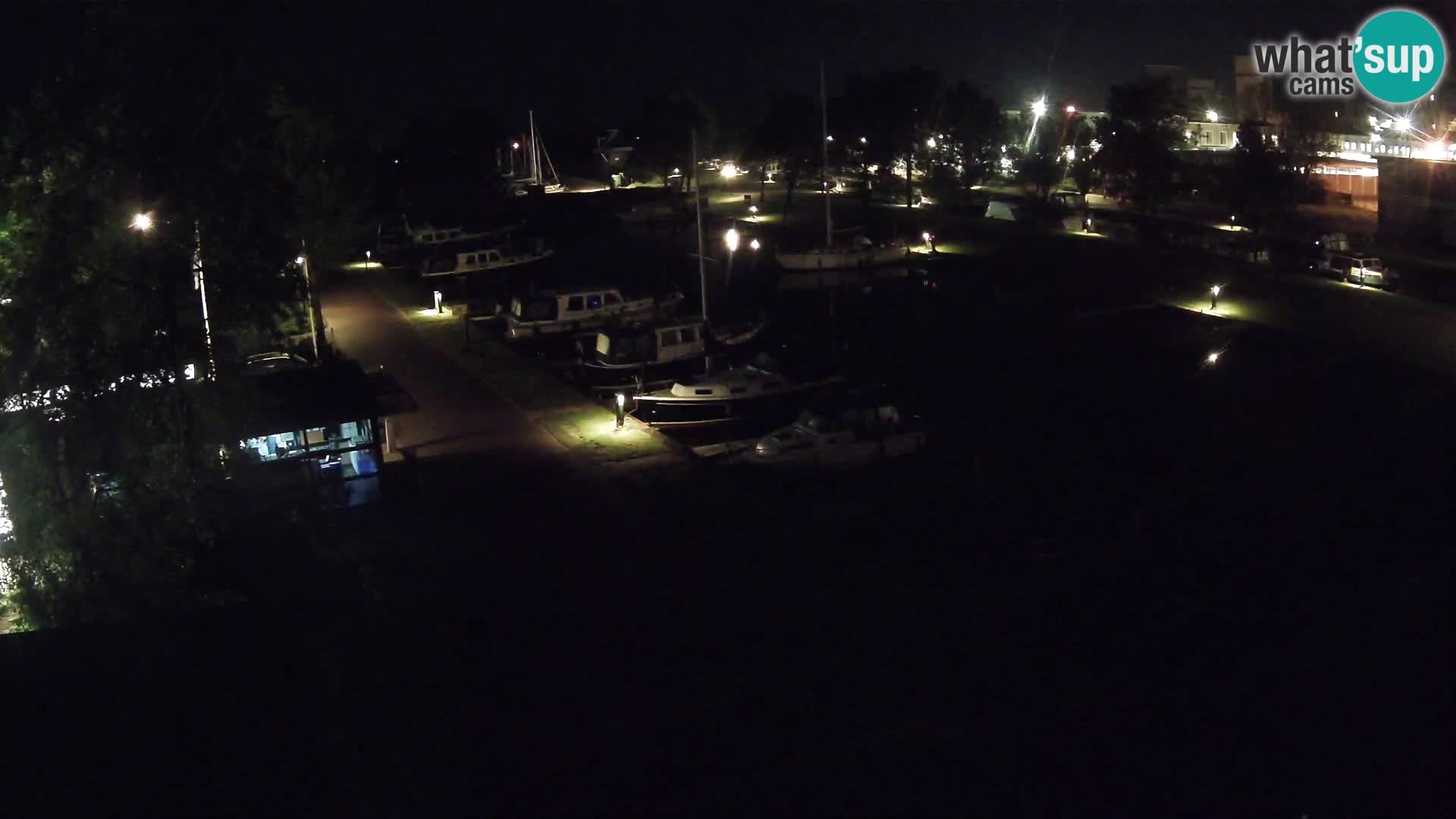 Joure harbour webcam – windmill view