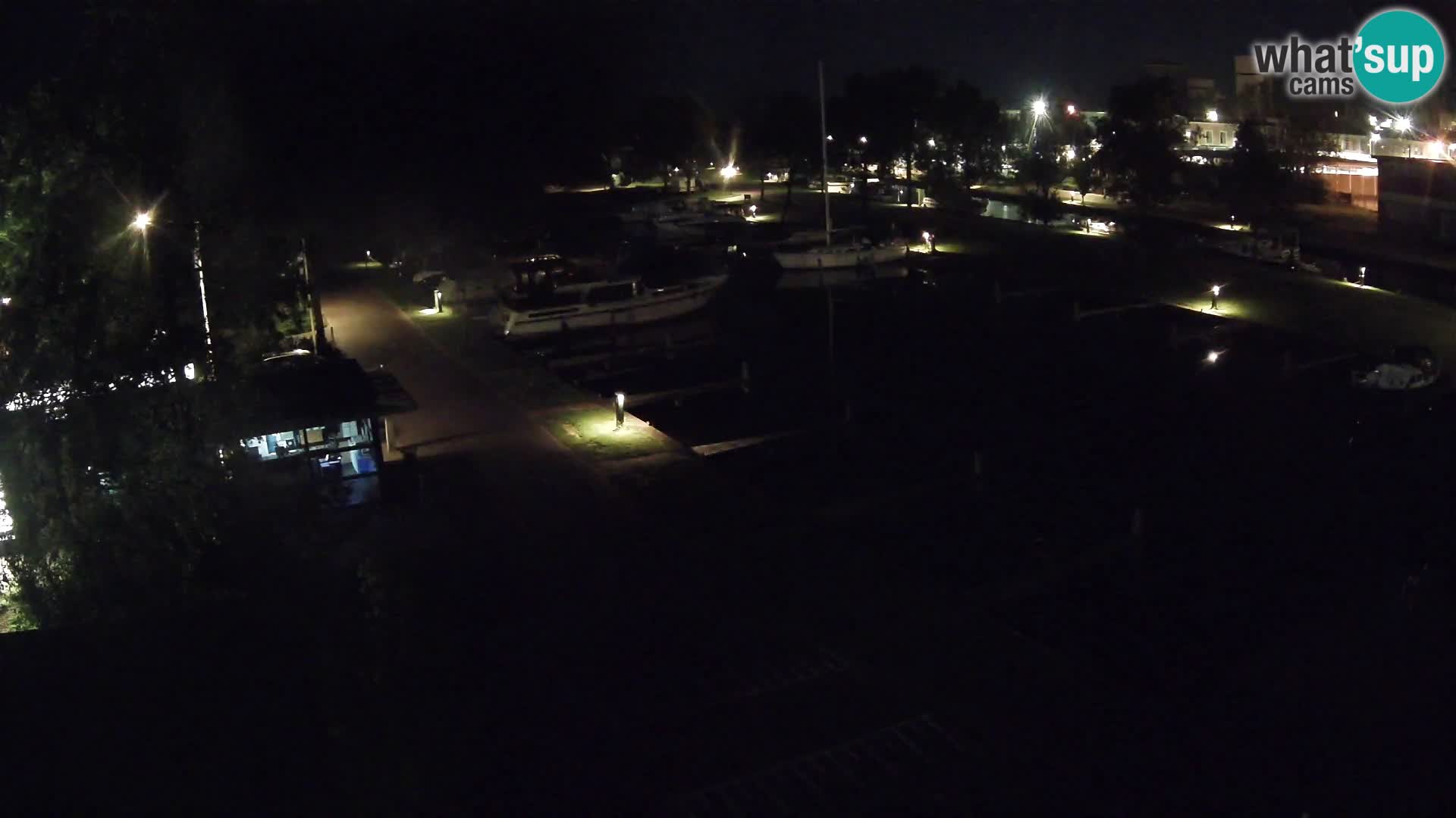 Joure harbour webcam – windmill view