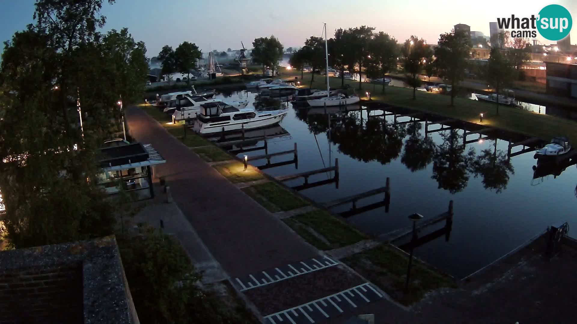 LIVE Joure Hafen webcam Windmühle