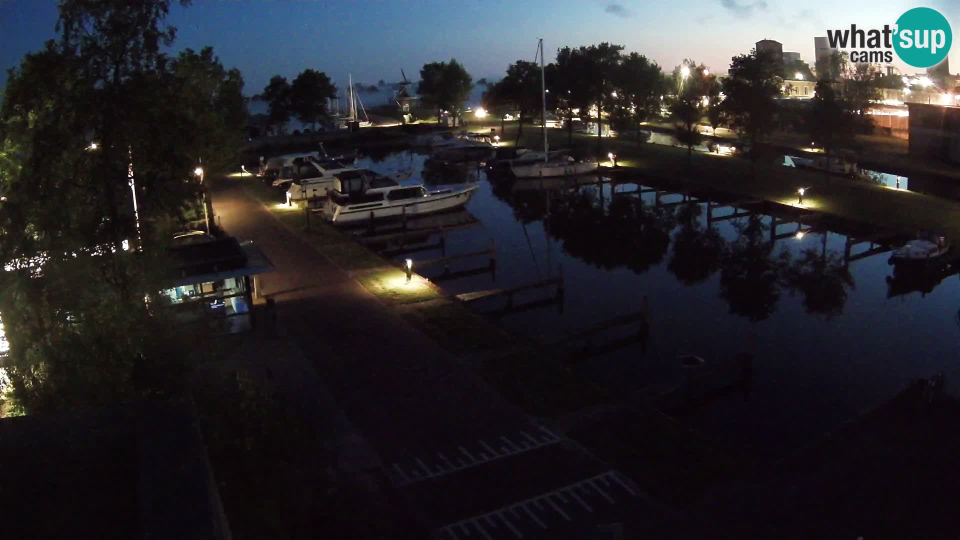 Le port de Joure webcam – vue du moulin à vent