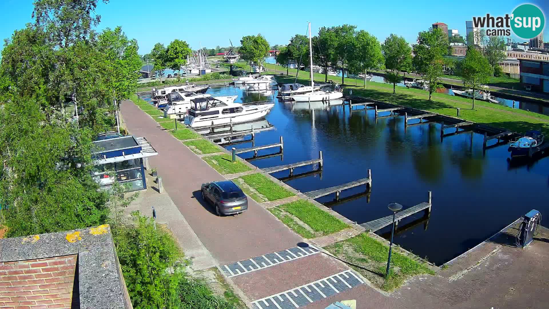 LIVE Joure Hafen webcam Windmühle