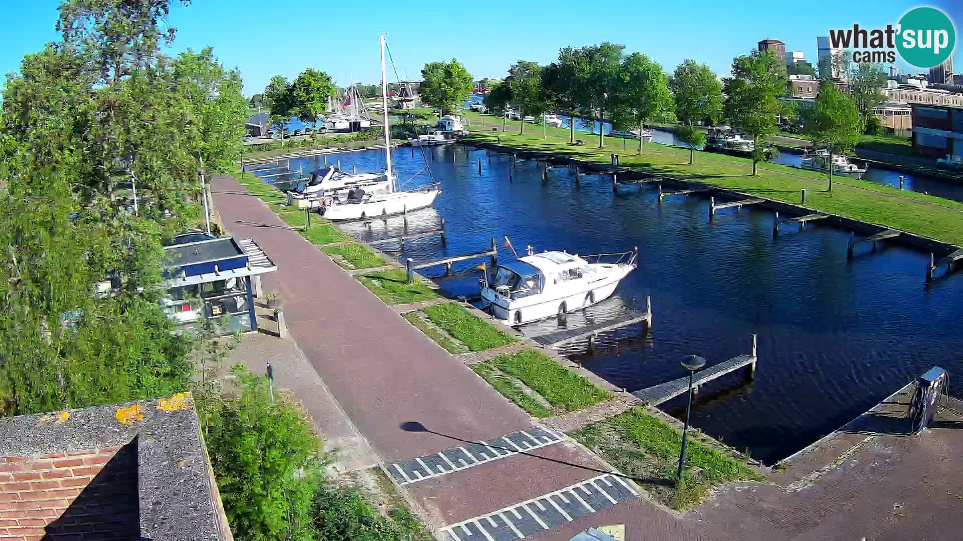 Le port de Joure webcam – vue du moulin à vent