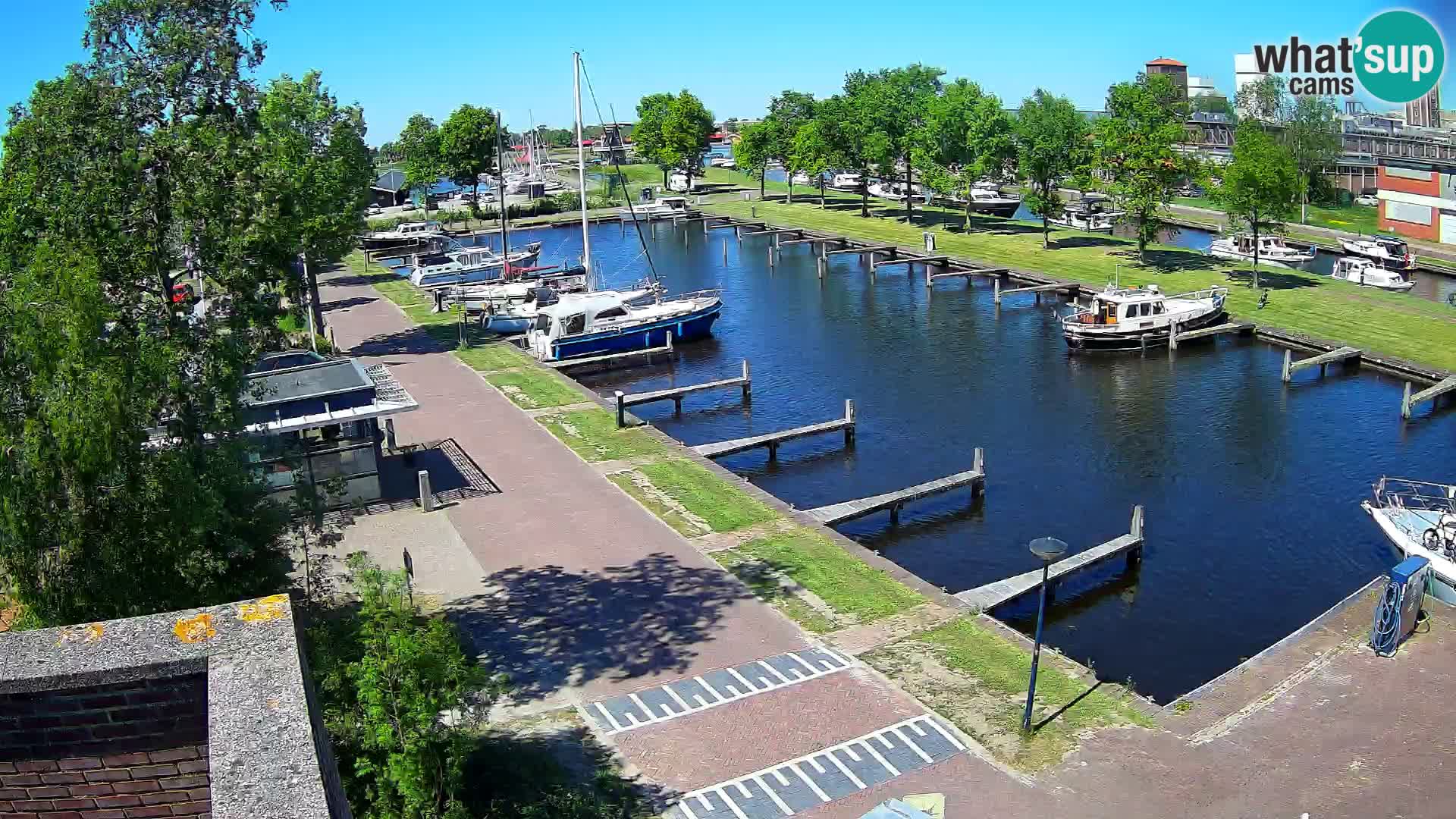LIVE Joure Hafen webcam Windmühle