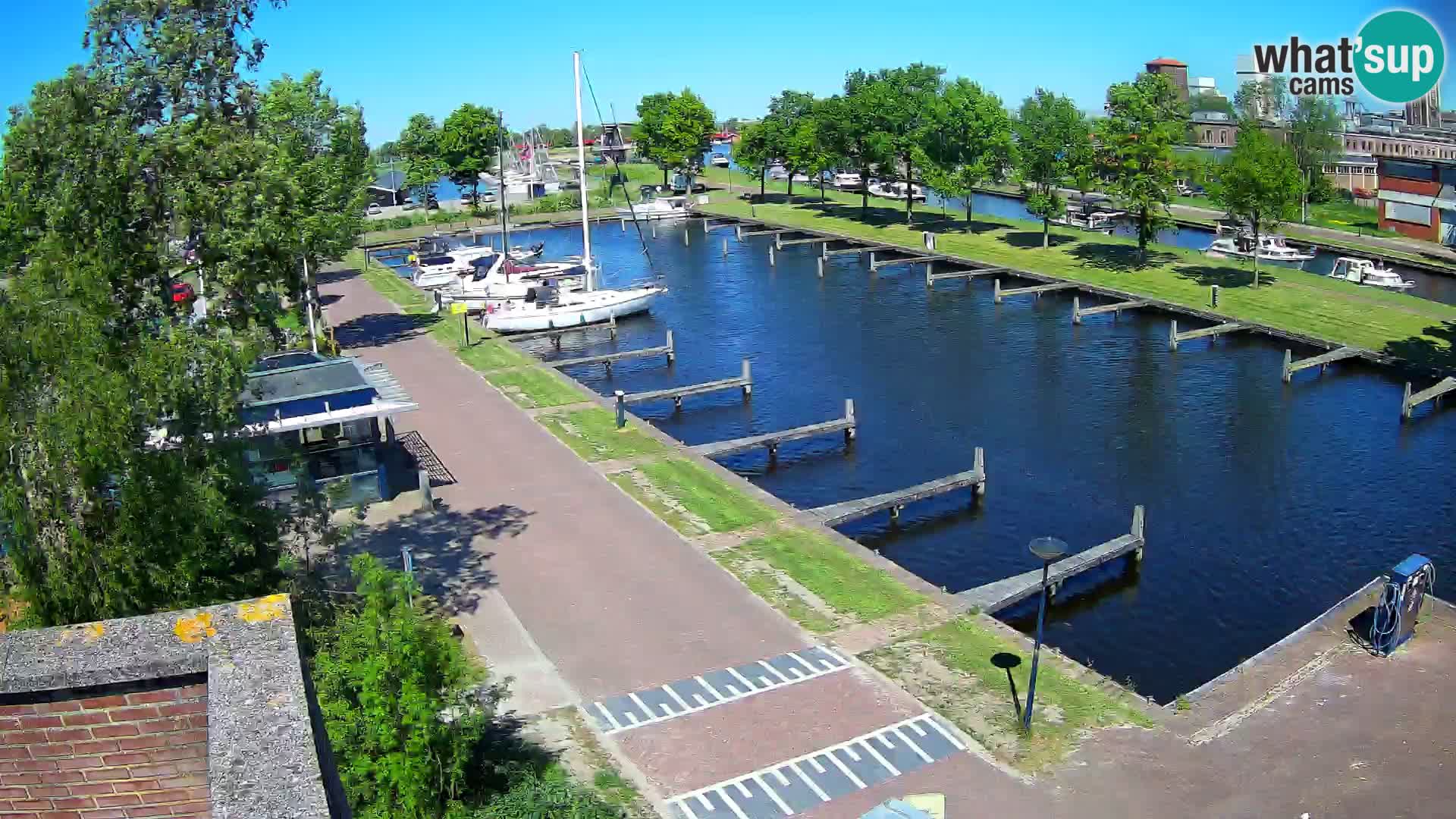 LIVE Joure Hafen webcam Windmühle