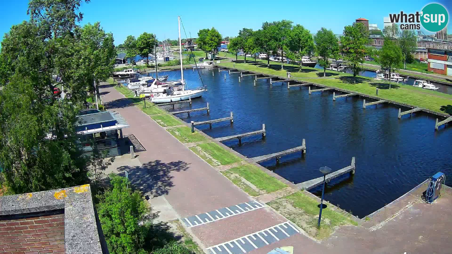 LIVE Joure Hafen webcam Windmühle