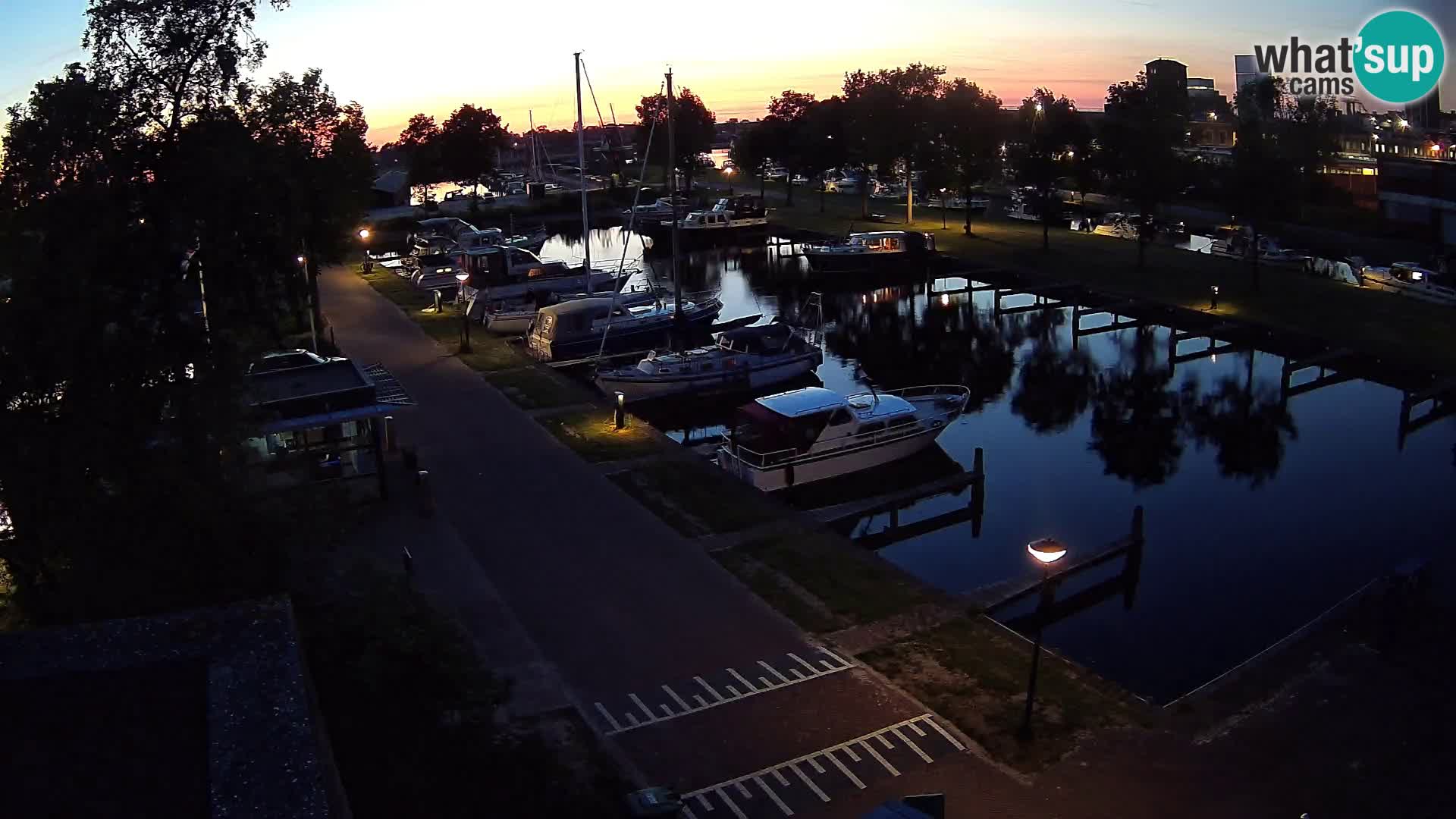 Le port de Joure webcam – vue du moulin à vent