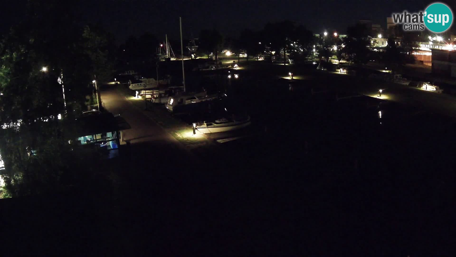 La marina di Joure livecam  – Vista del Mulino a vento