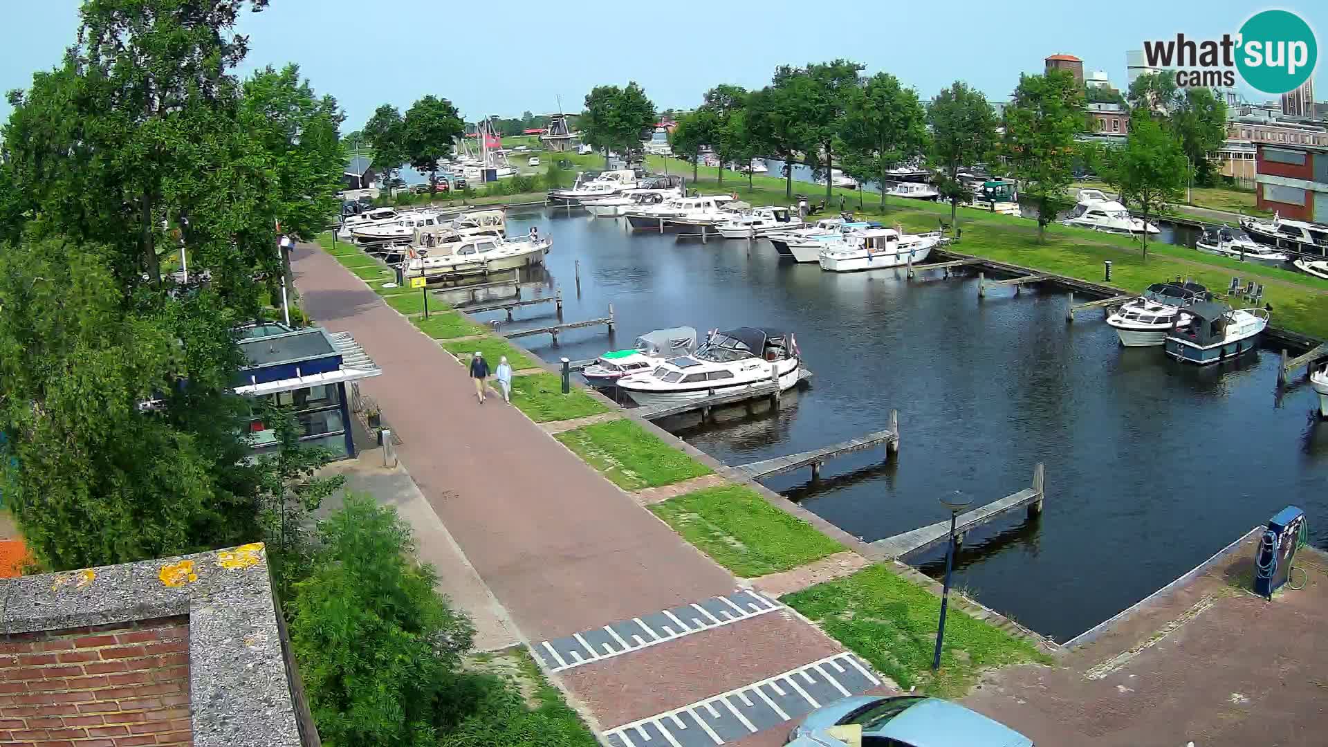 LIVE Joure Hafen webcam Windmühle