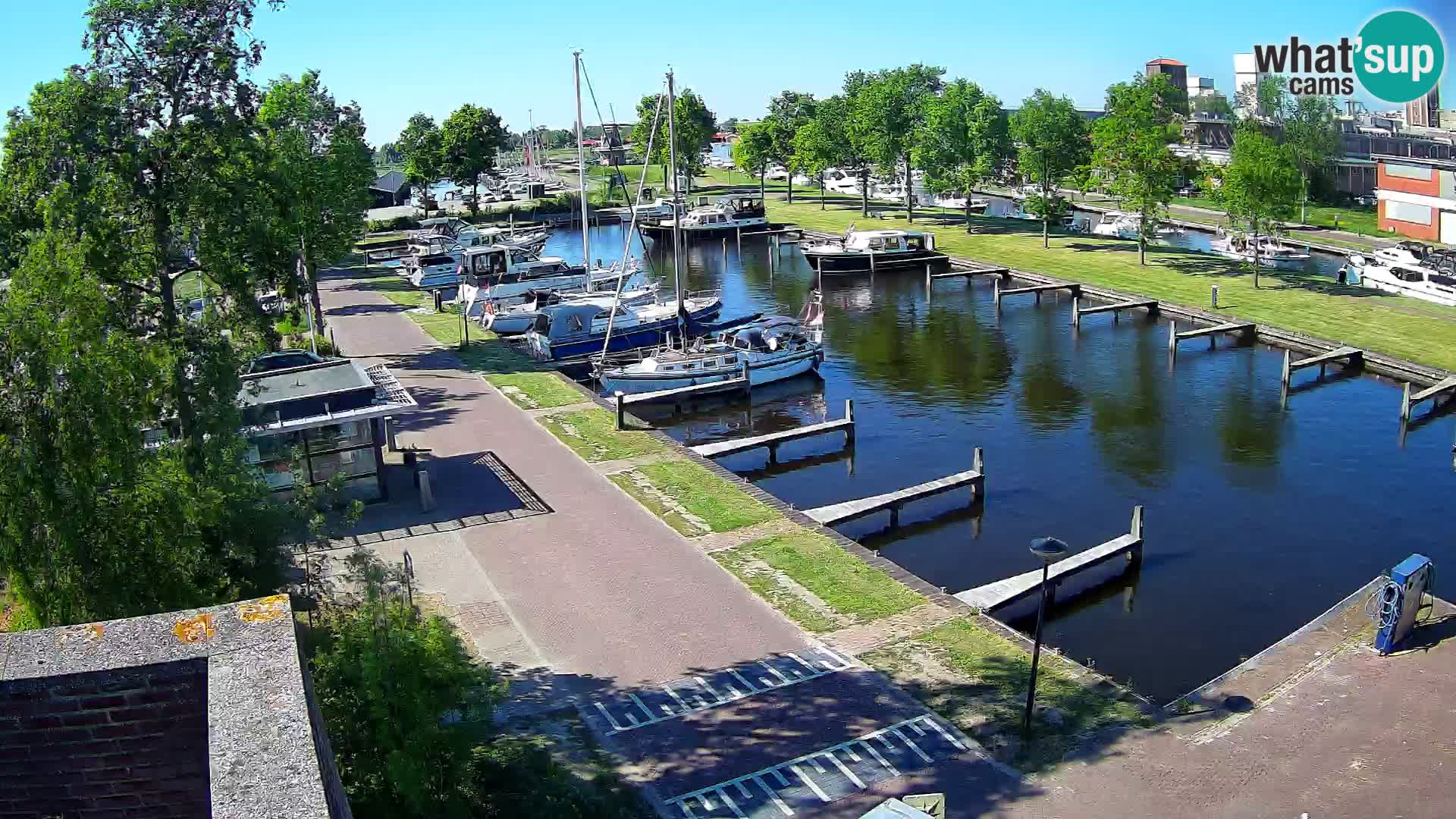 LIVE Joure Hafen webcam Windmühle