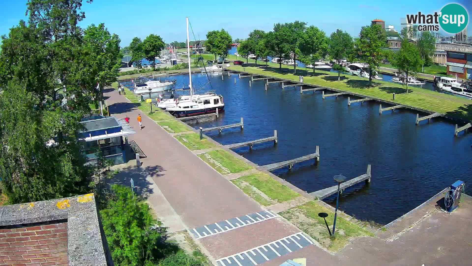 LIVE Joure Hafen webcam Windmühle