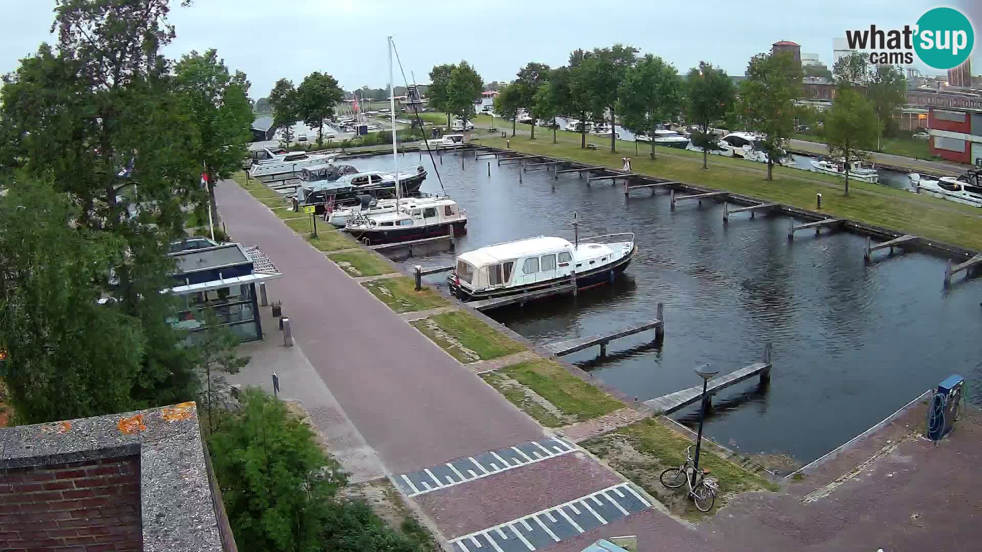 LIVE Joure Hafen webcam Windmühle