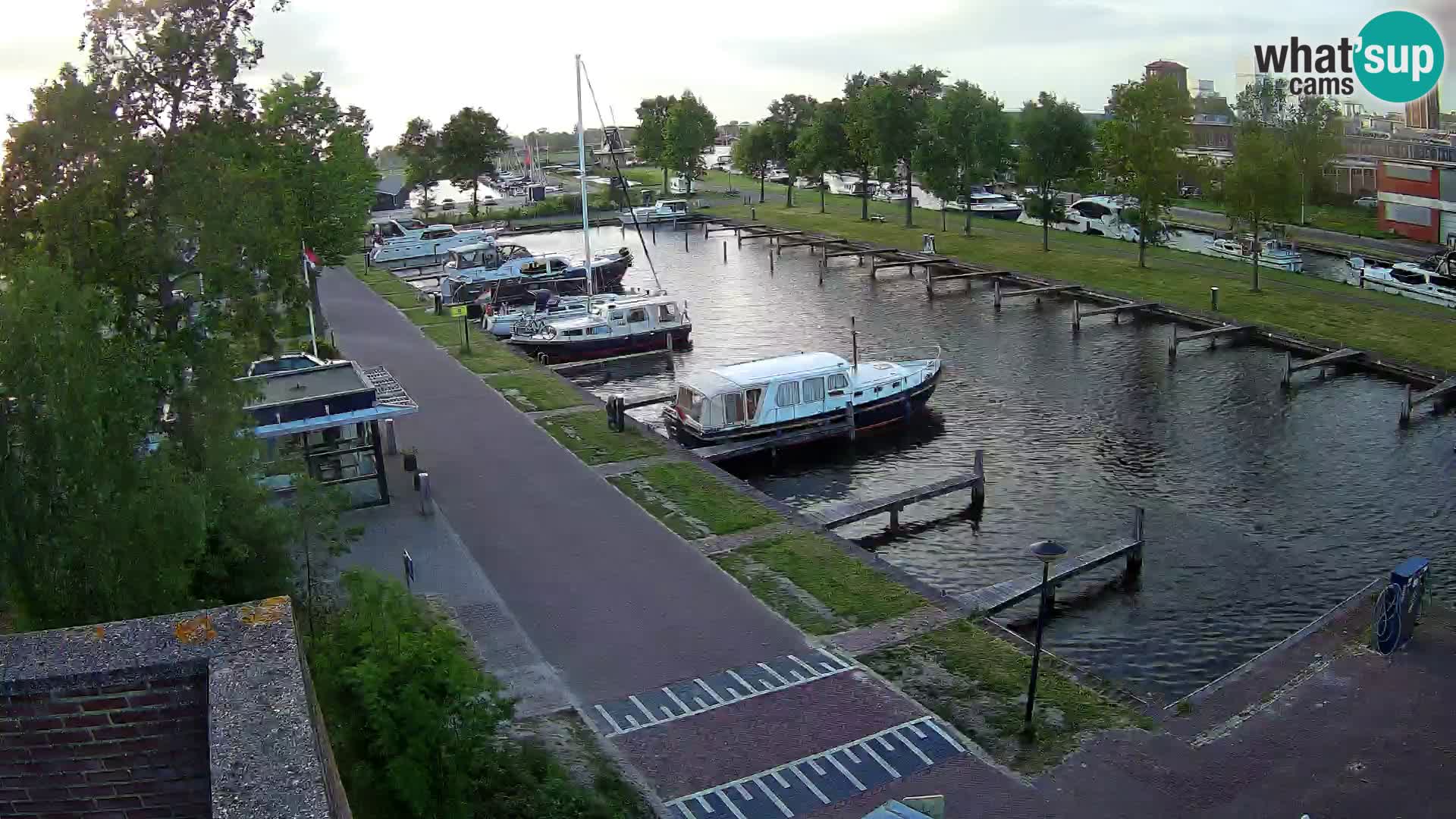 LIVE Joure Hafen webcam Windmühle