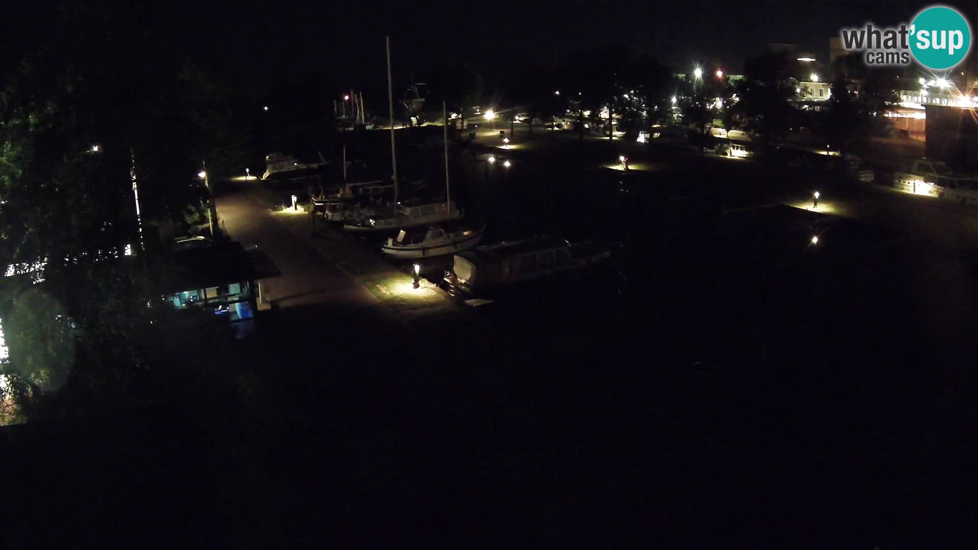 Joure harbour webcam – windmill view