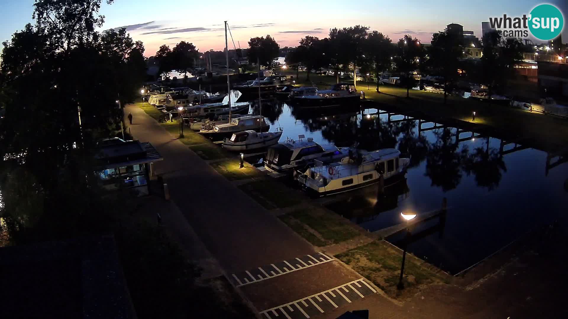 Le port de Joure webcam – vue du moulin à vent