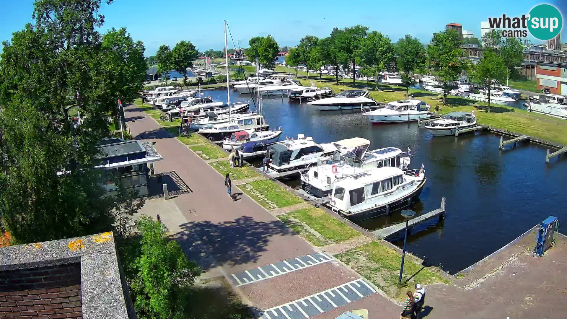 LIVE Joure Hafen webcam Windmühle