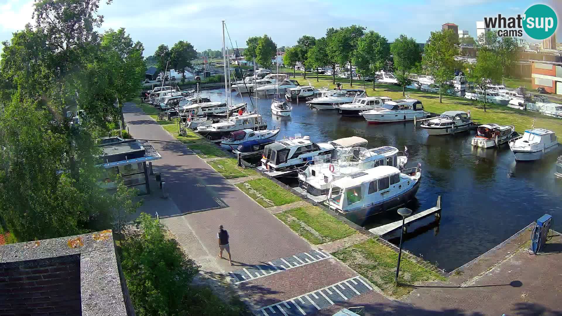 LIVE Joure Hafen webcam Windmühle