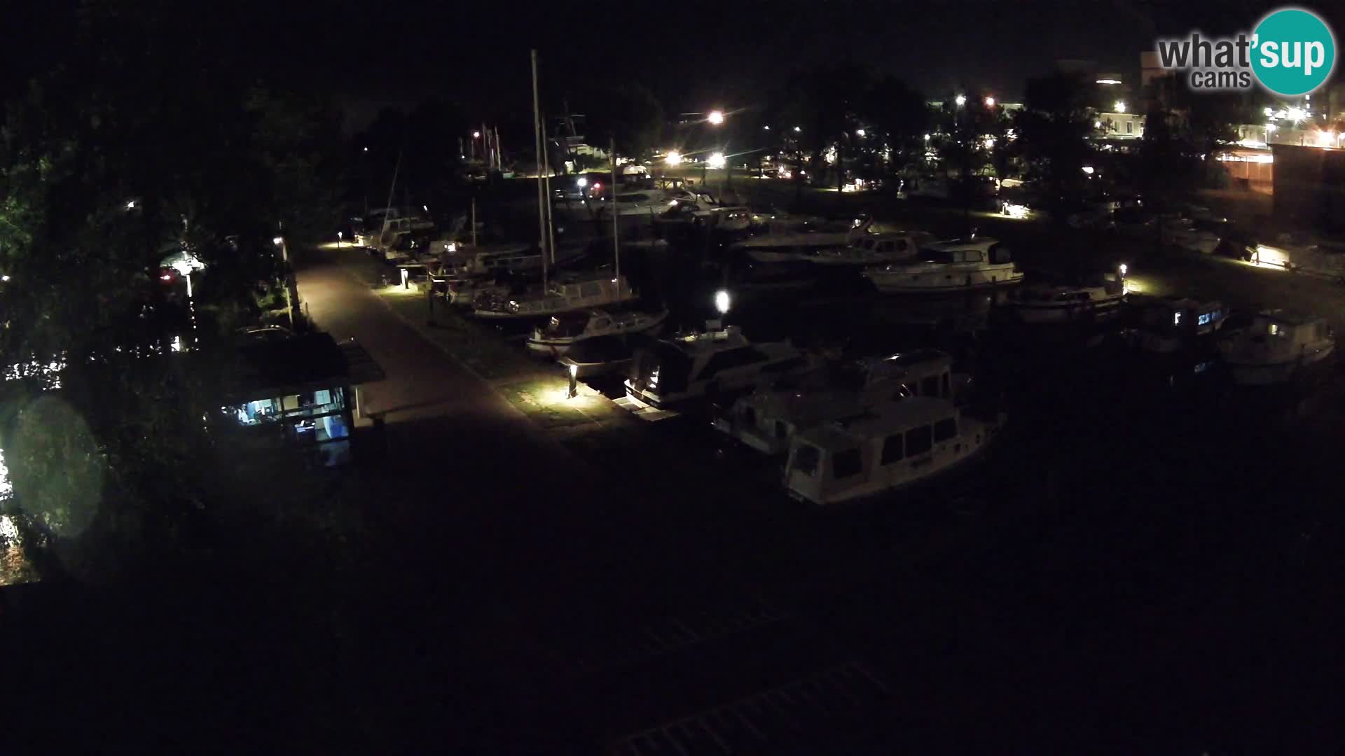 La marina di Joure livecam  – Vista del Mulino a vento