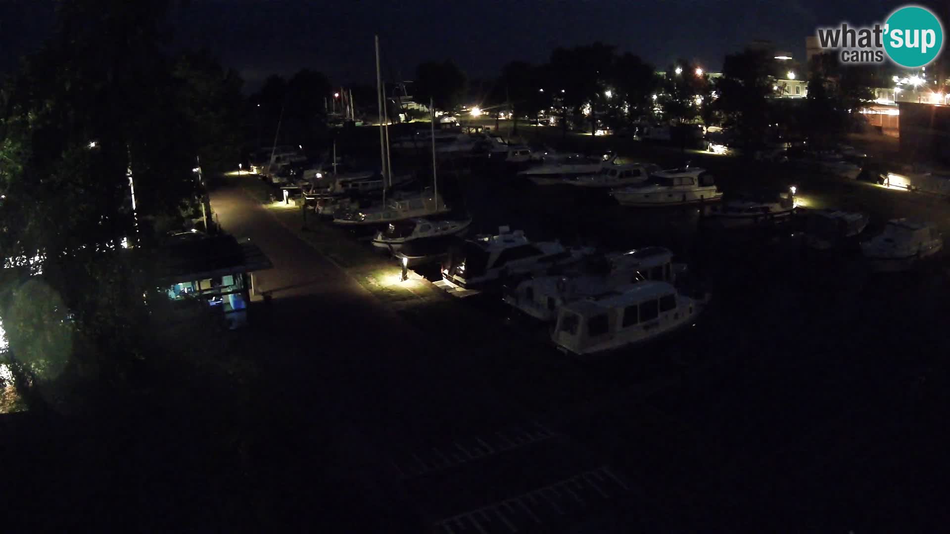 La marina di Joure livecam  – Vista del Mulino a vento