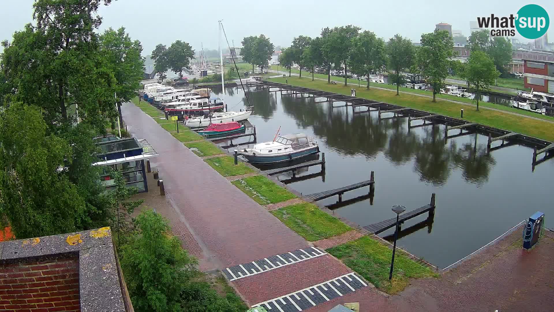 LIVE Joure Hafen webcam Windmühle