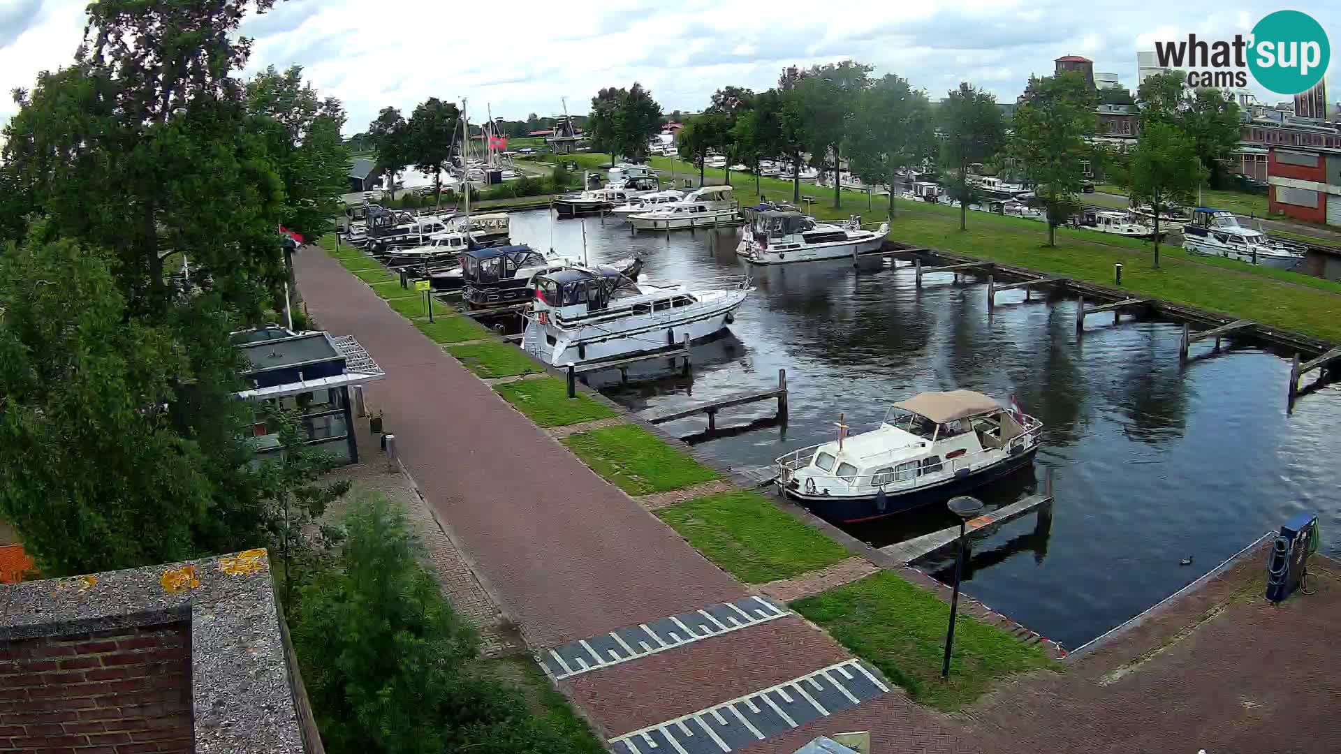LIVE Joure Hafen webcam Windmühle