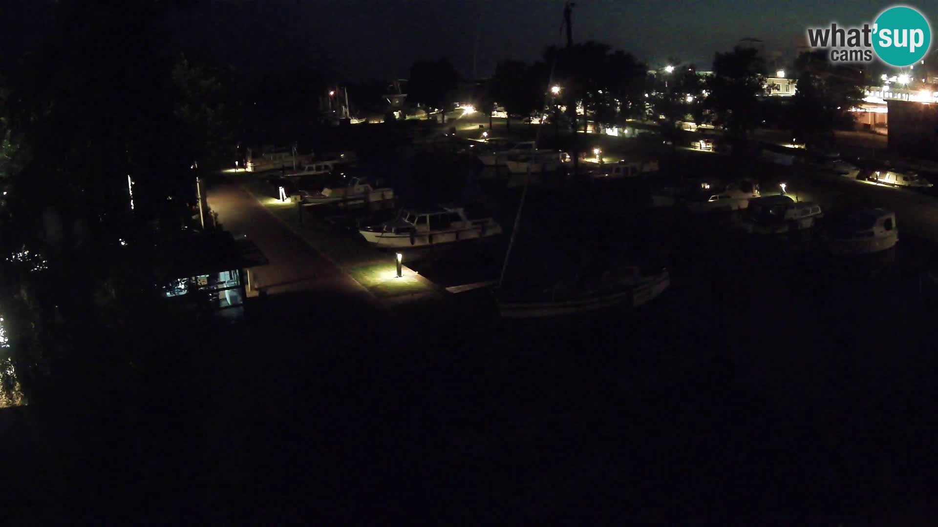 Joure harbour webcam – windmill view
