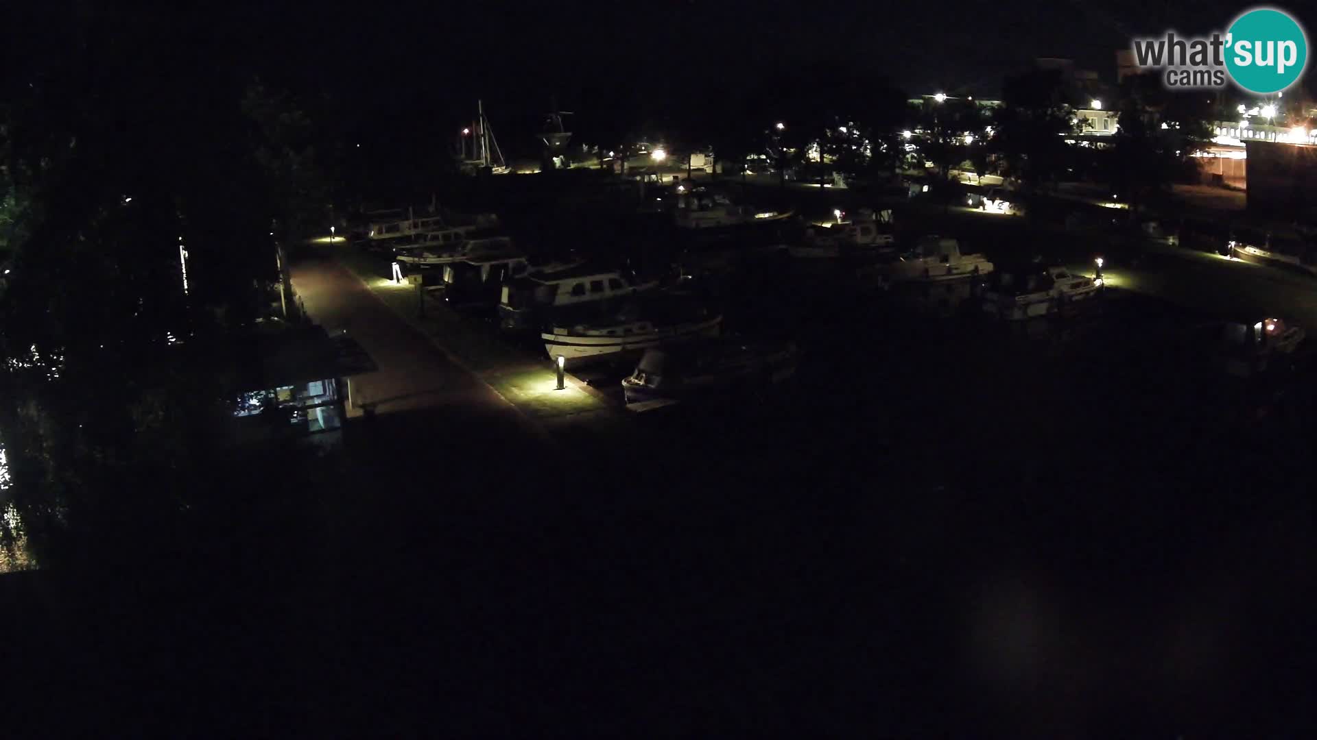 Joure harbour webcam – windmill view