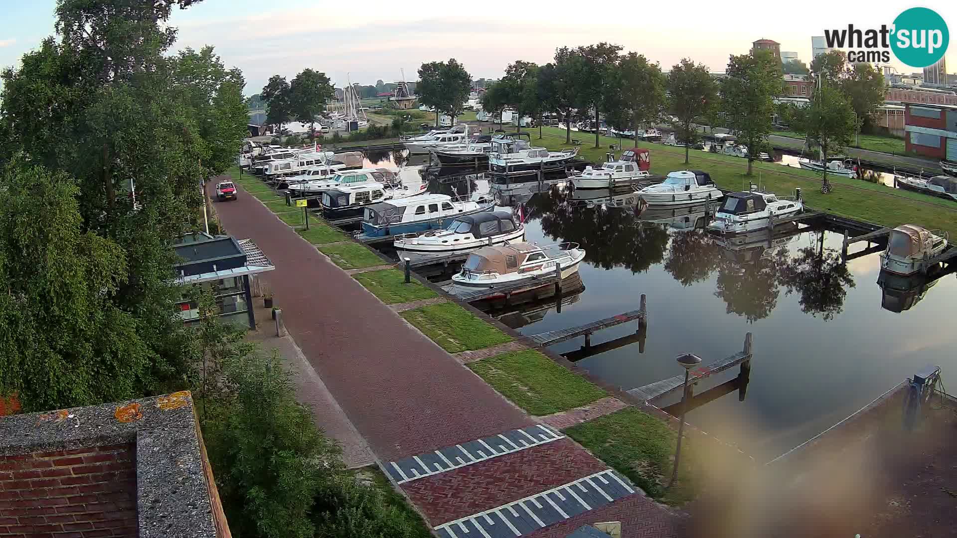 LIVE Joure Hafen webcam Windmühle