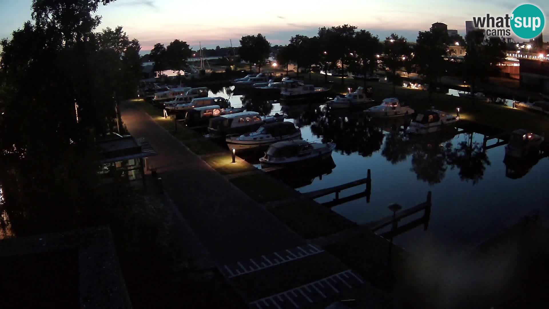 Le port de Joure webcam – vue du moulin à vent