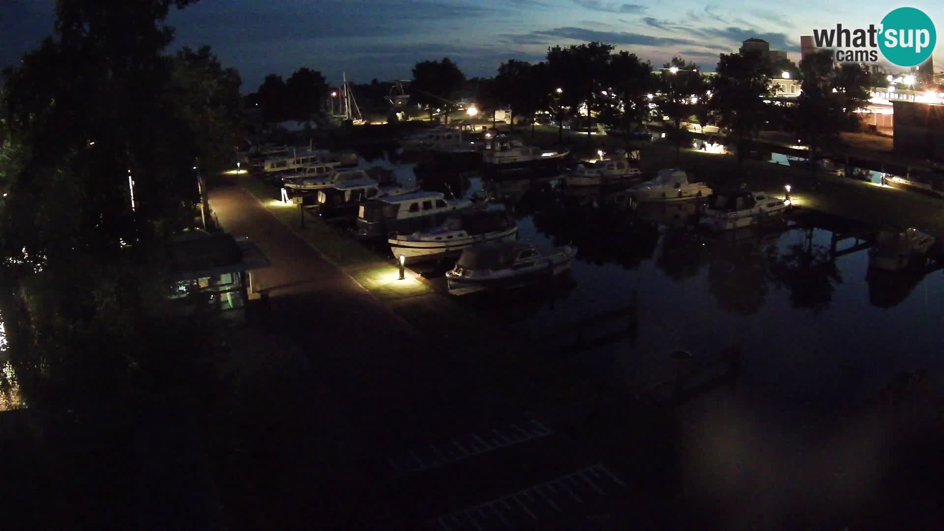 Le port de Joure webcam – vue du moulin à vent