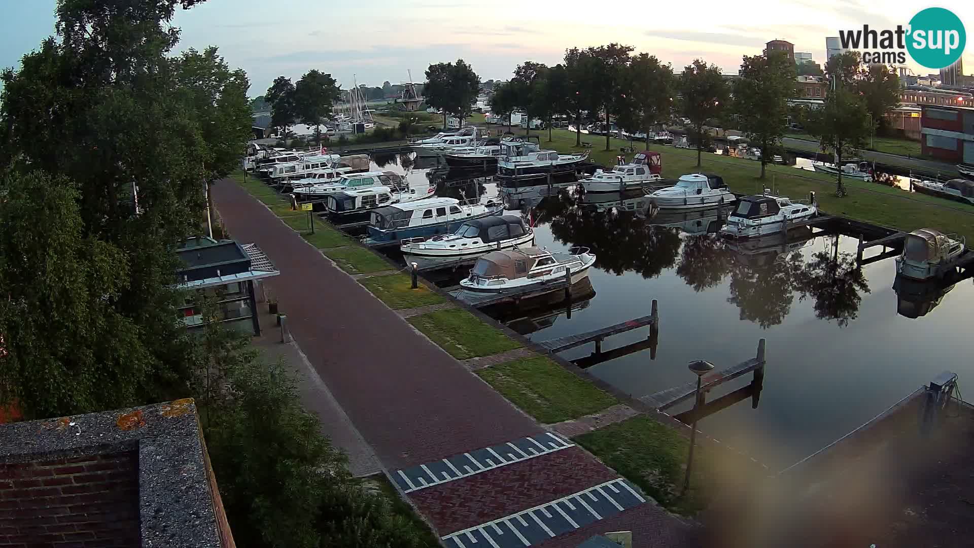 LIVE Joure Hafen webcam Windmühle