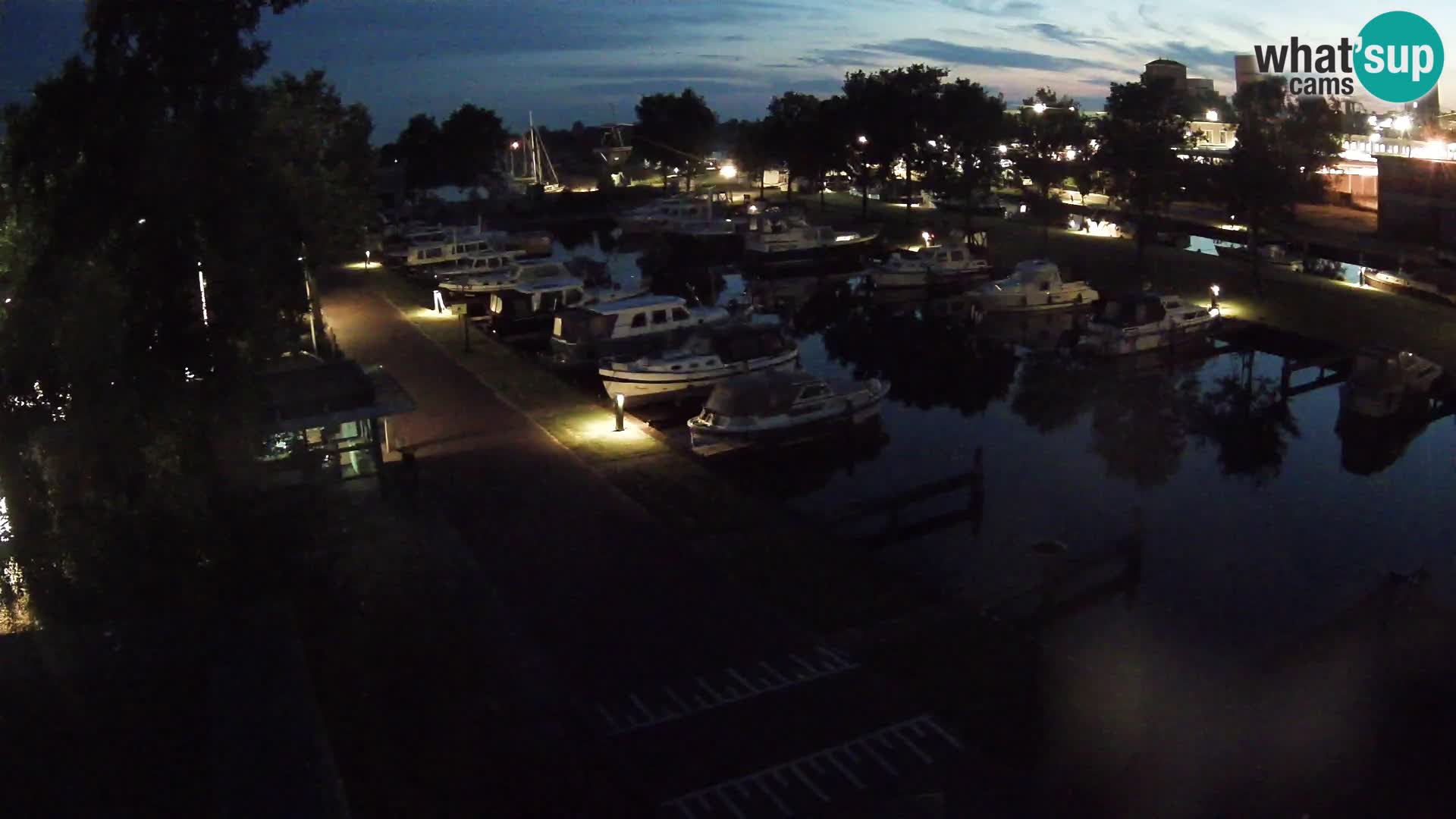 Le port de Joure webcam – vue du moulin à vent