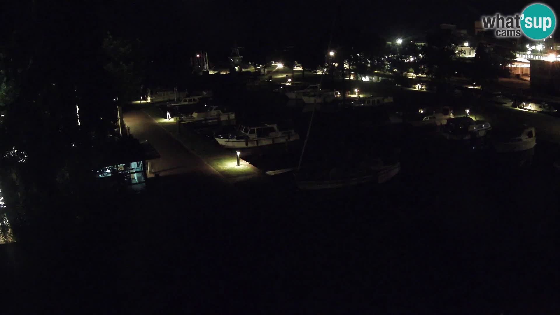 Joure harbour webcam – windmill view