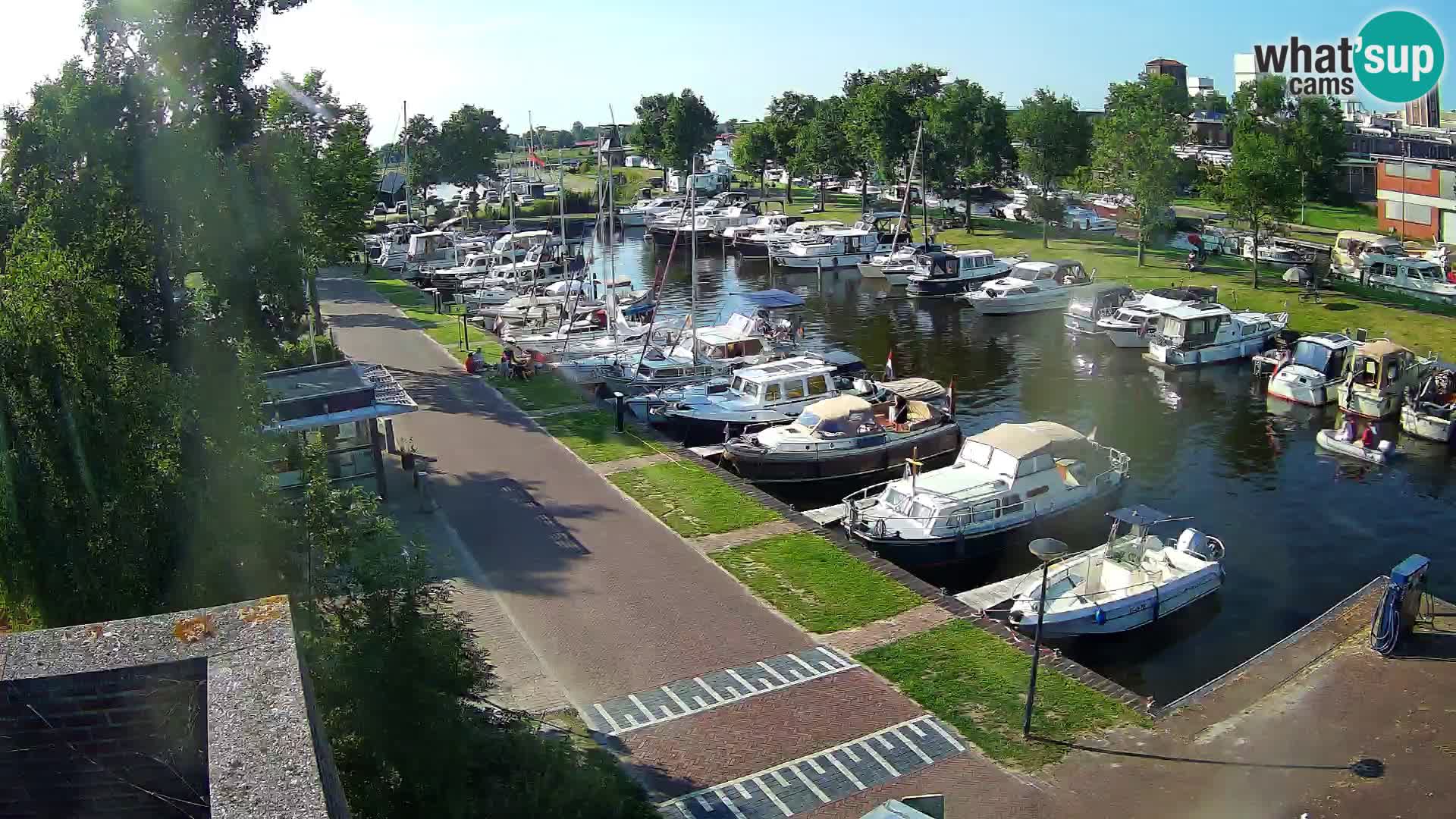 LIVE Joure Hafen webcam Windmühle