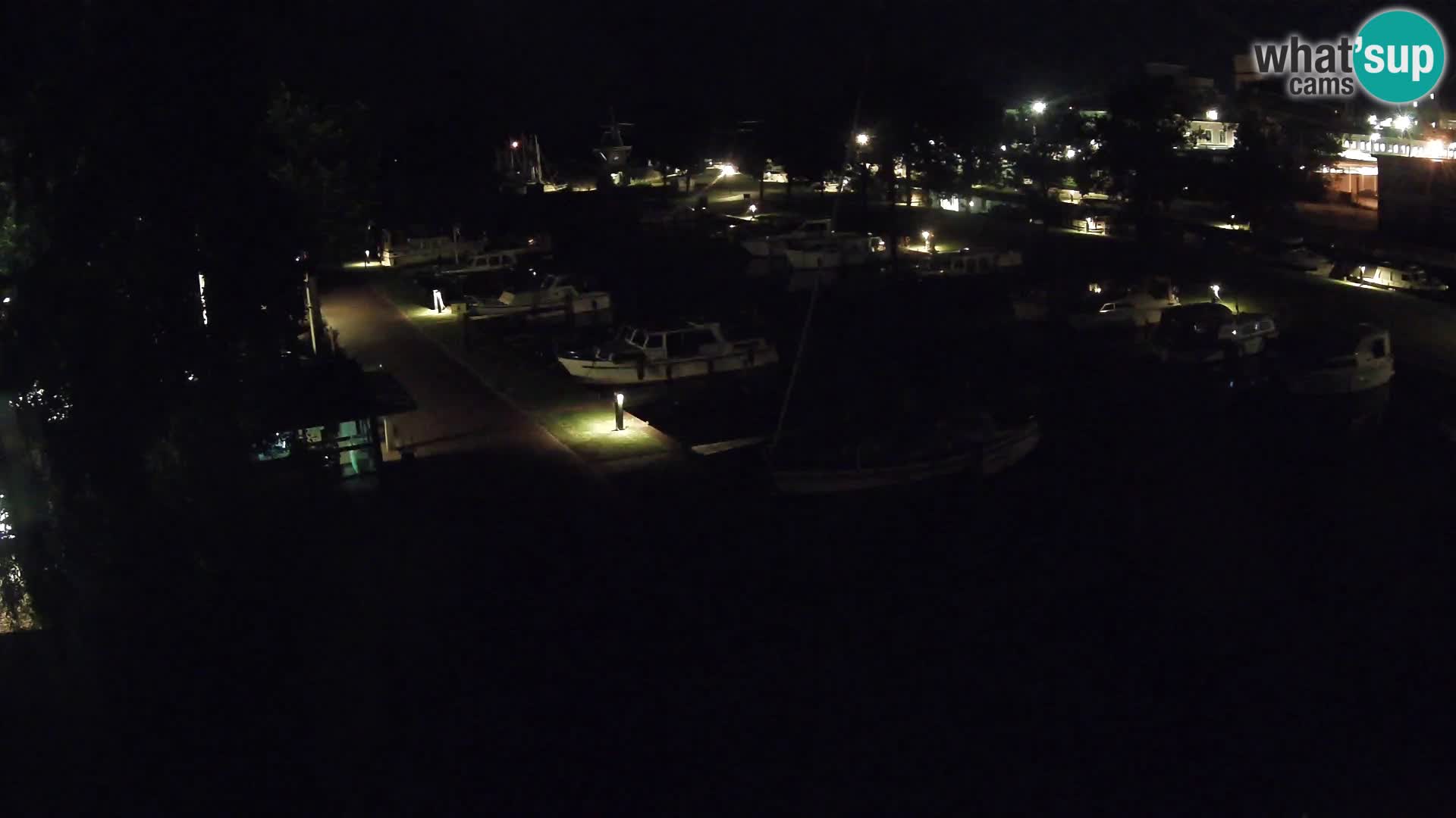 Joure harbour webcam – windmill view
