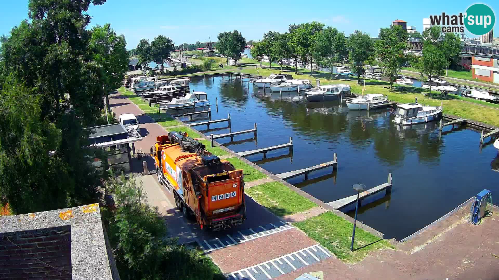 LIVE Joure Hafen webcam Windmühle