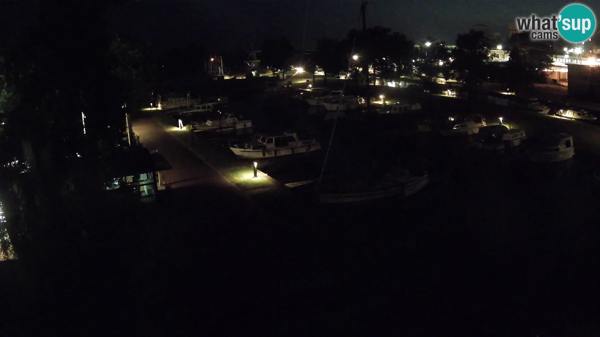 Joure harbour webcam – windmill view
