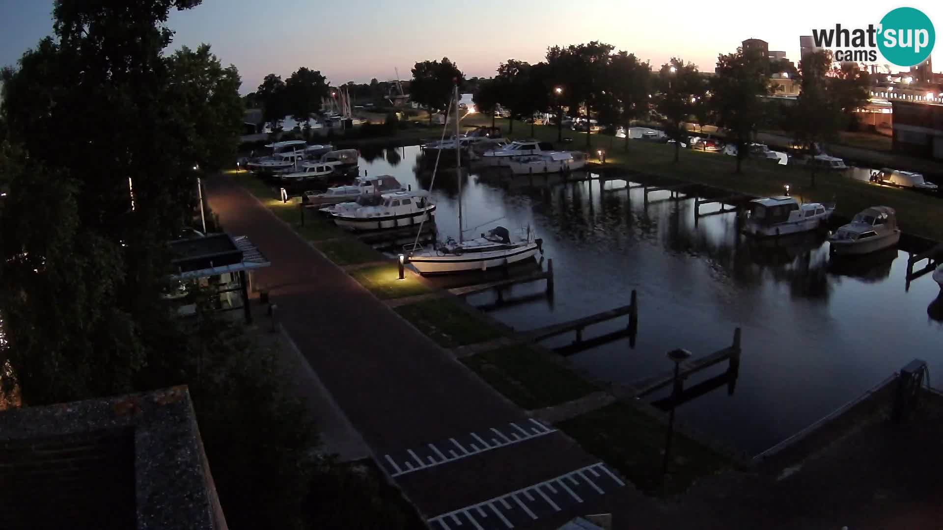 LIVE Joure Hafen webcam Windmühle