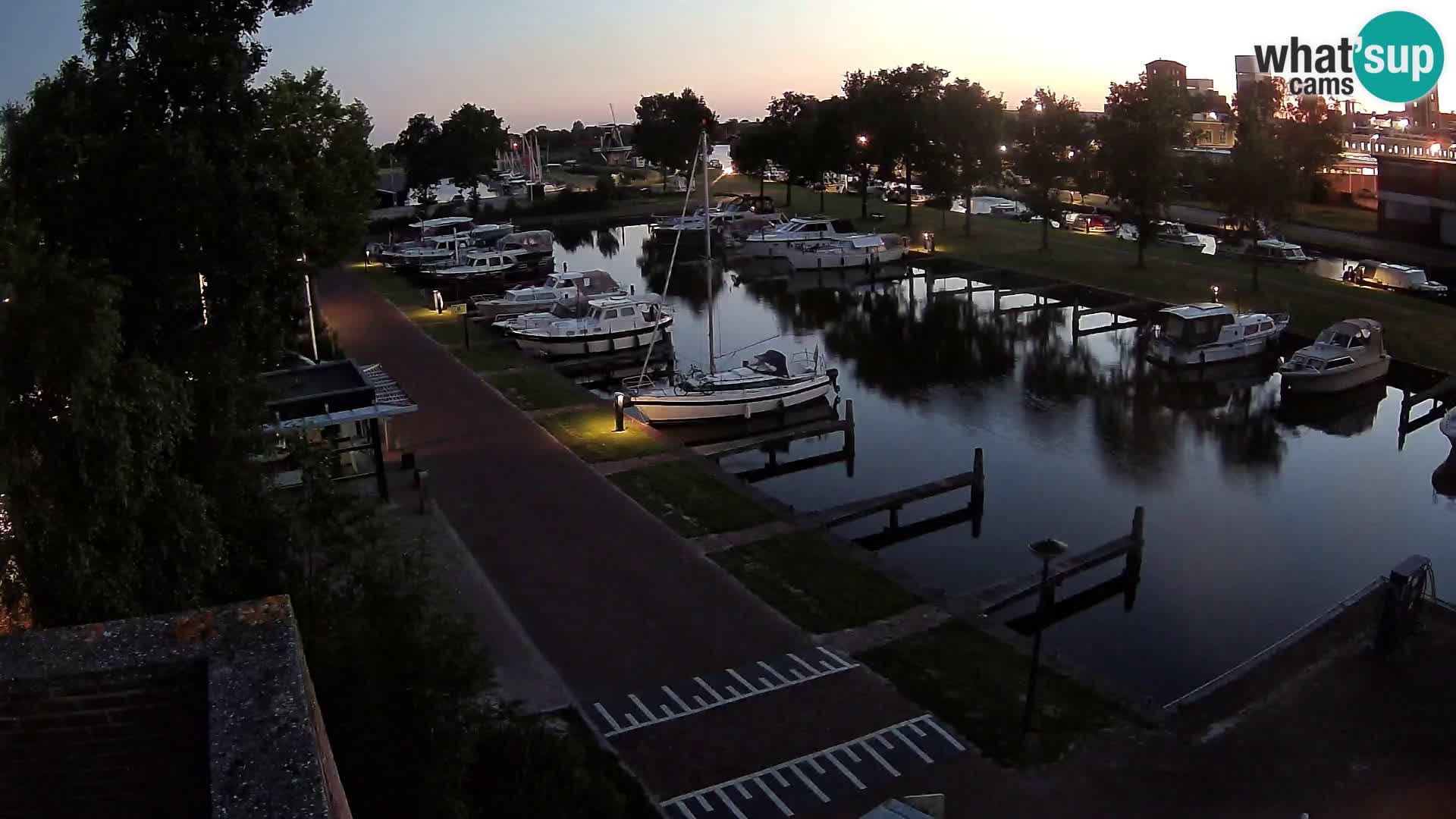 LIVE Joure Hafen webcam Windmühle