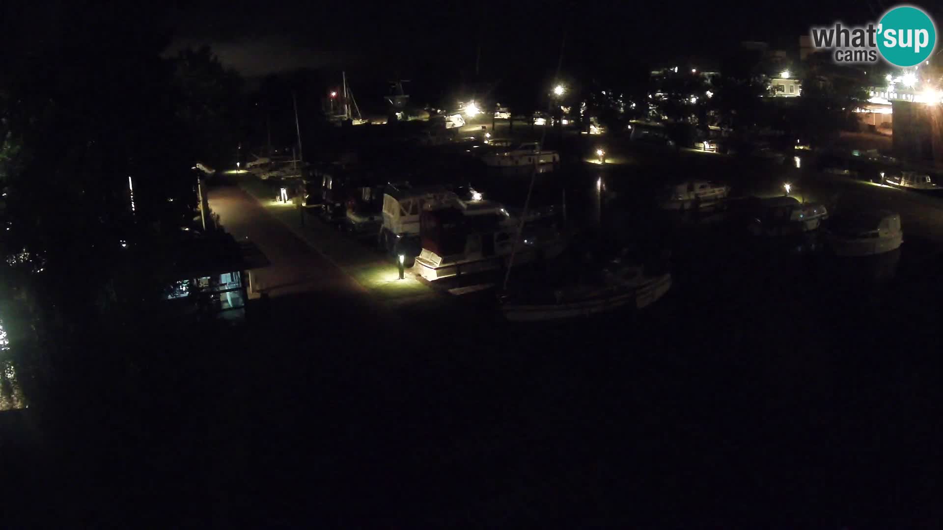 Joure harbour webcam – windmill view