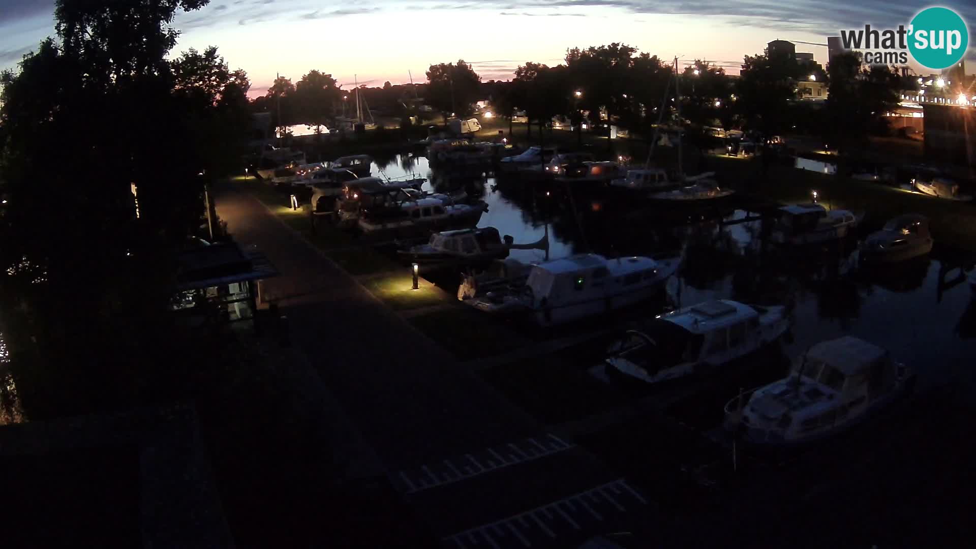 Le port de Joure webcam – vue du moulin à vent