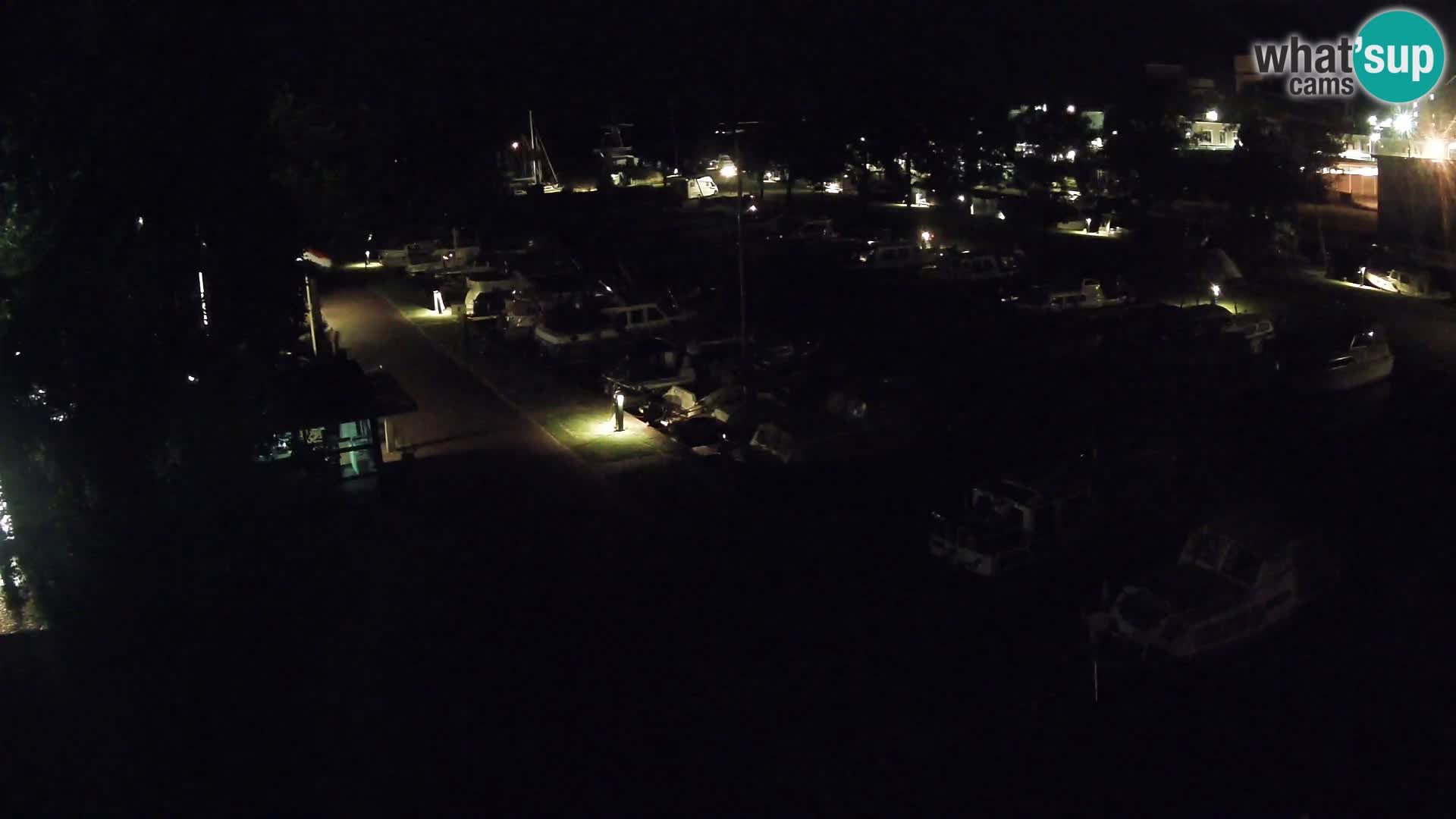 Joure harbour webcam – windmill view