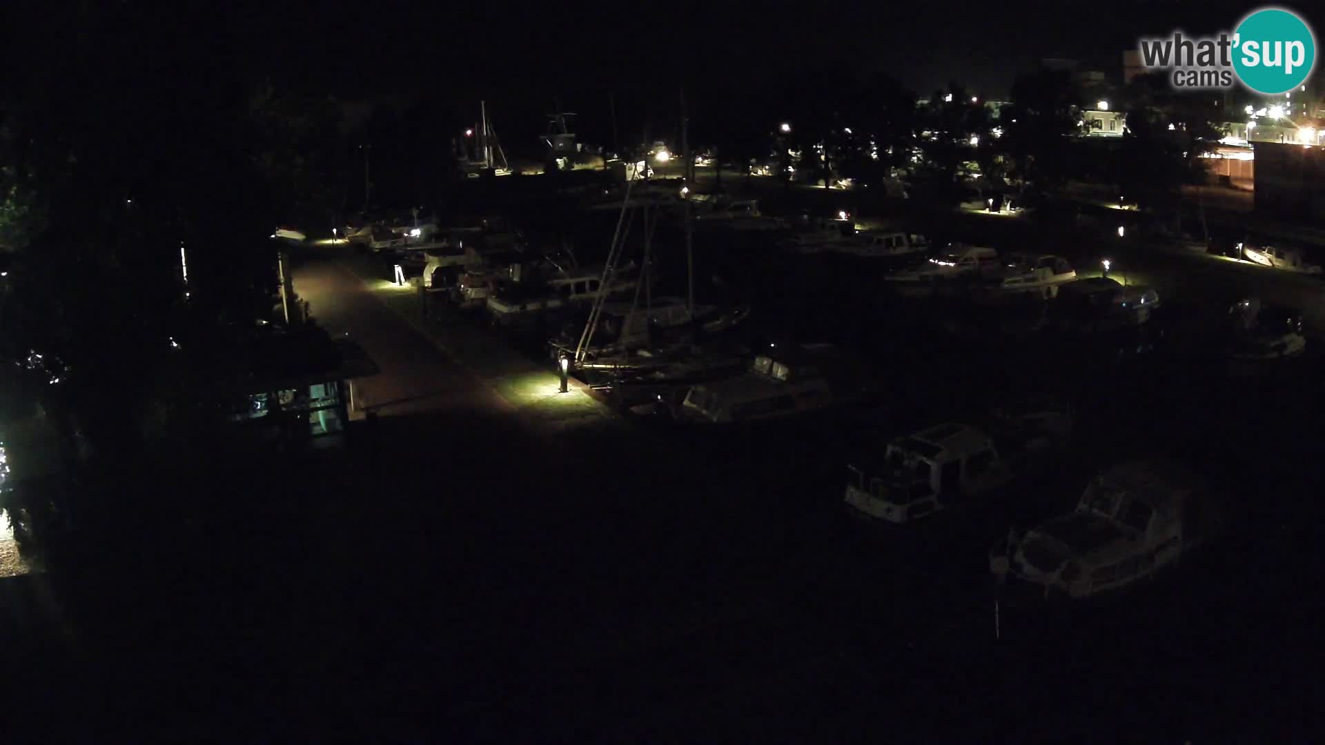 Joure harbour webcam – windmill view