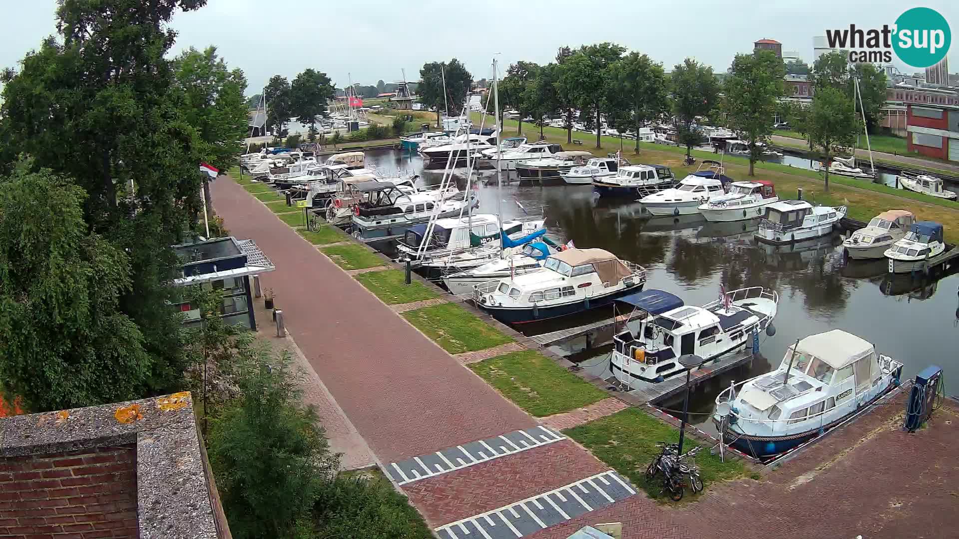 LIVE Joure Hafen webcam Windmühle